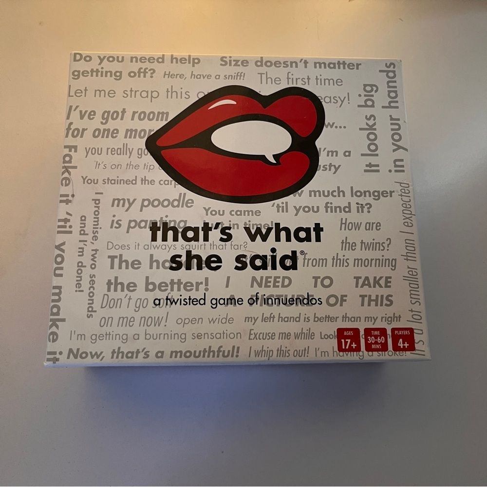 That's What She Said Game